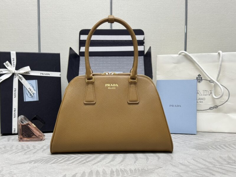 Replica Prada Large Saffiano Caramel