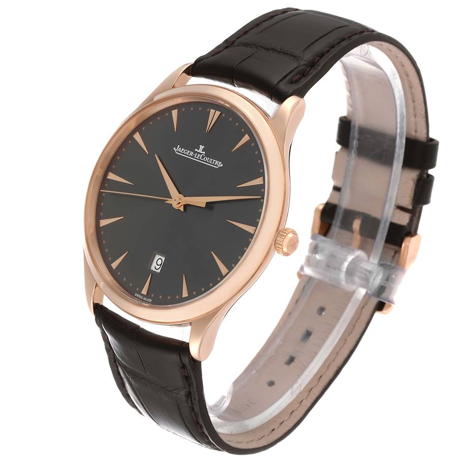 Jaeger LeCoultre Master Grande Ultra Thin Rose Gold Mens Watch 174.2.37.S