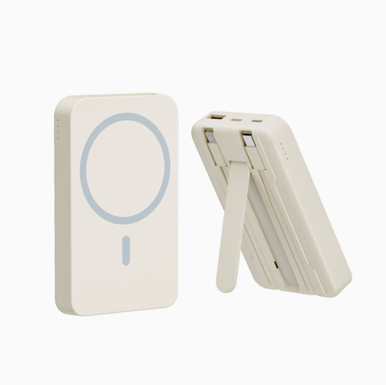 Magnetic Wireless Power Bank with Kickstand