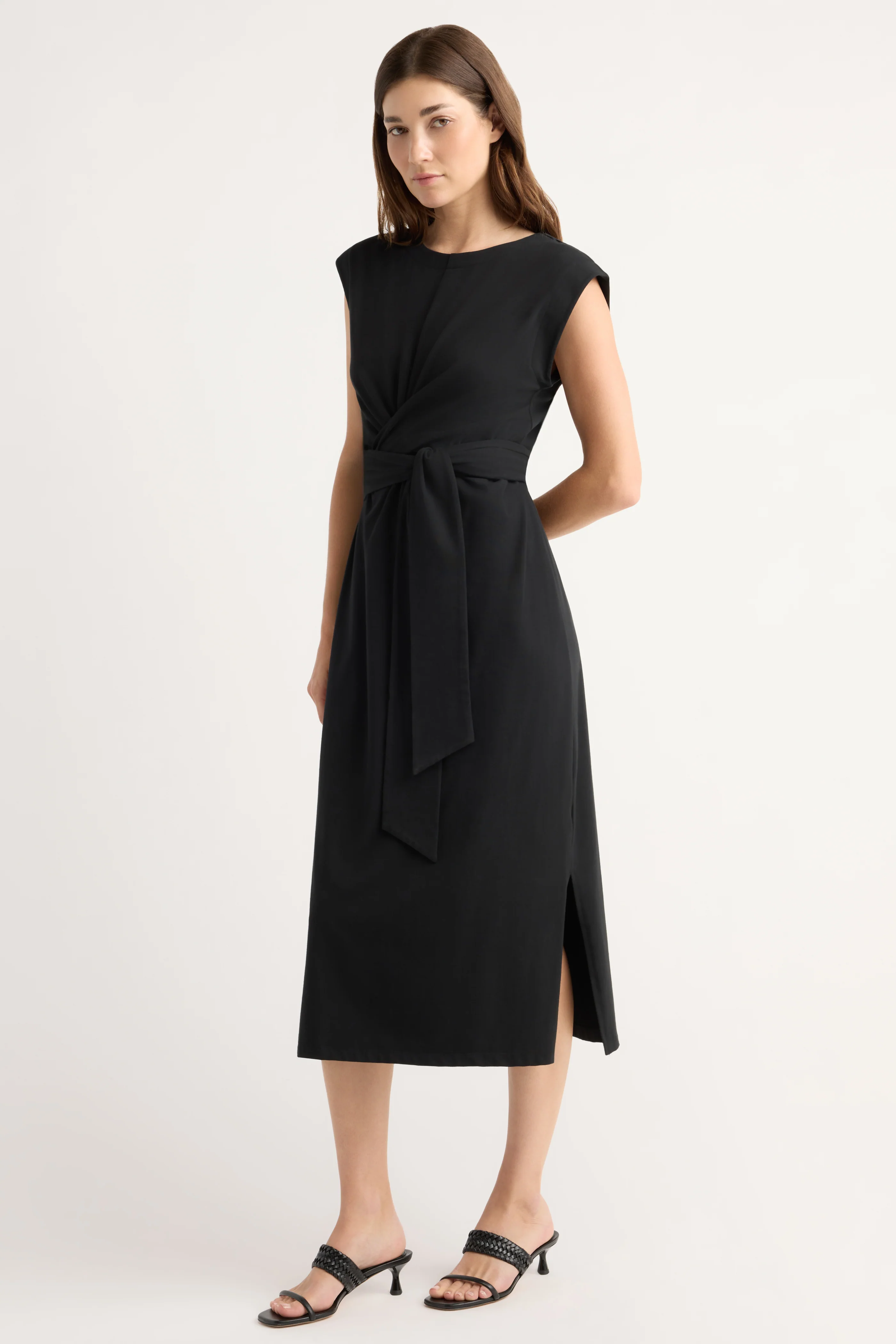 Fei Tie-Front Organic Cotton Dress