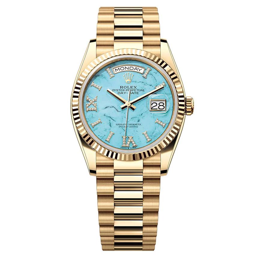 Rollie-The Crown Day-Date 128238-0071 36mm