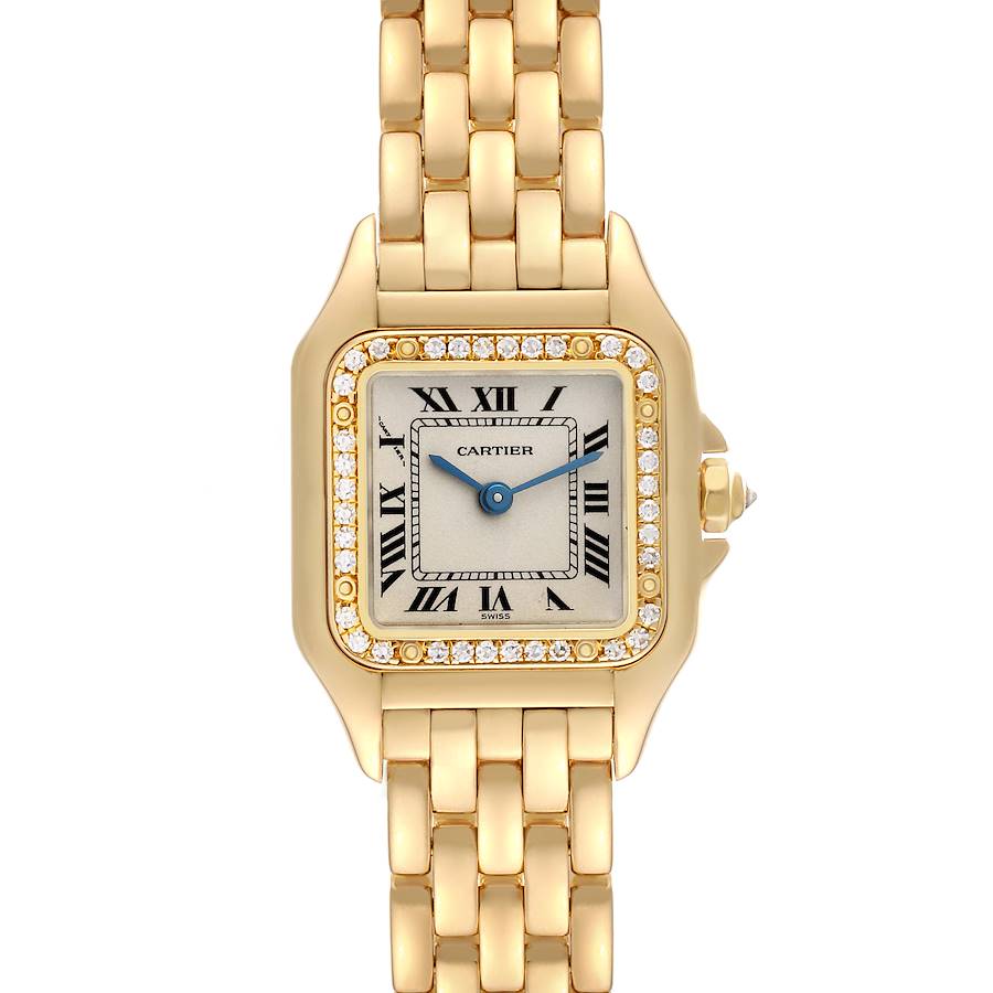 Cartier Panthere Yellow Gold Diamond Ladies Watch WF3070B9