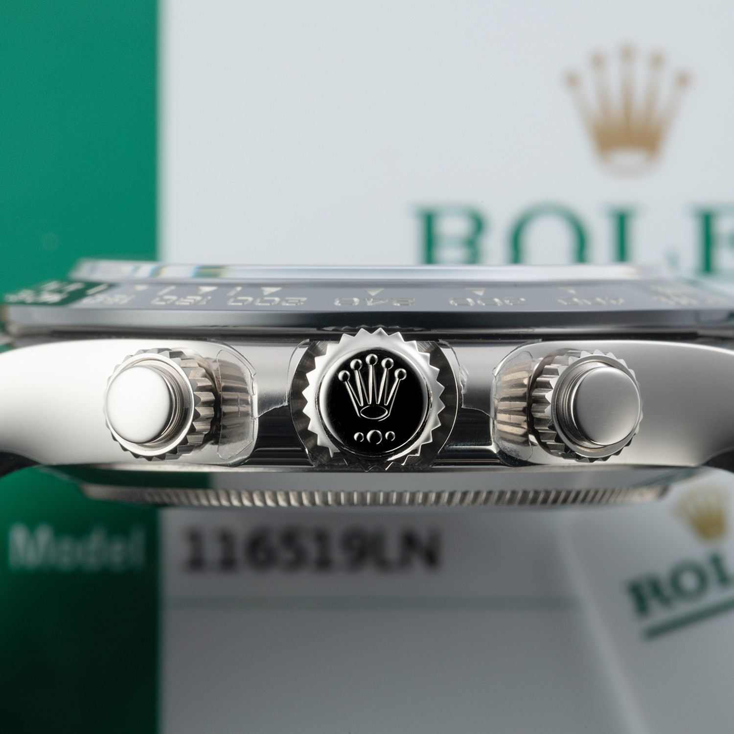 ??Limited Time Offer -Rolex Daytona White Gold Steel Grey Dial Oysterflex Strap 116519ln-0027