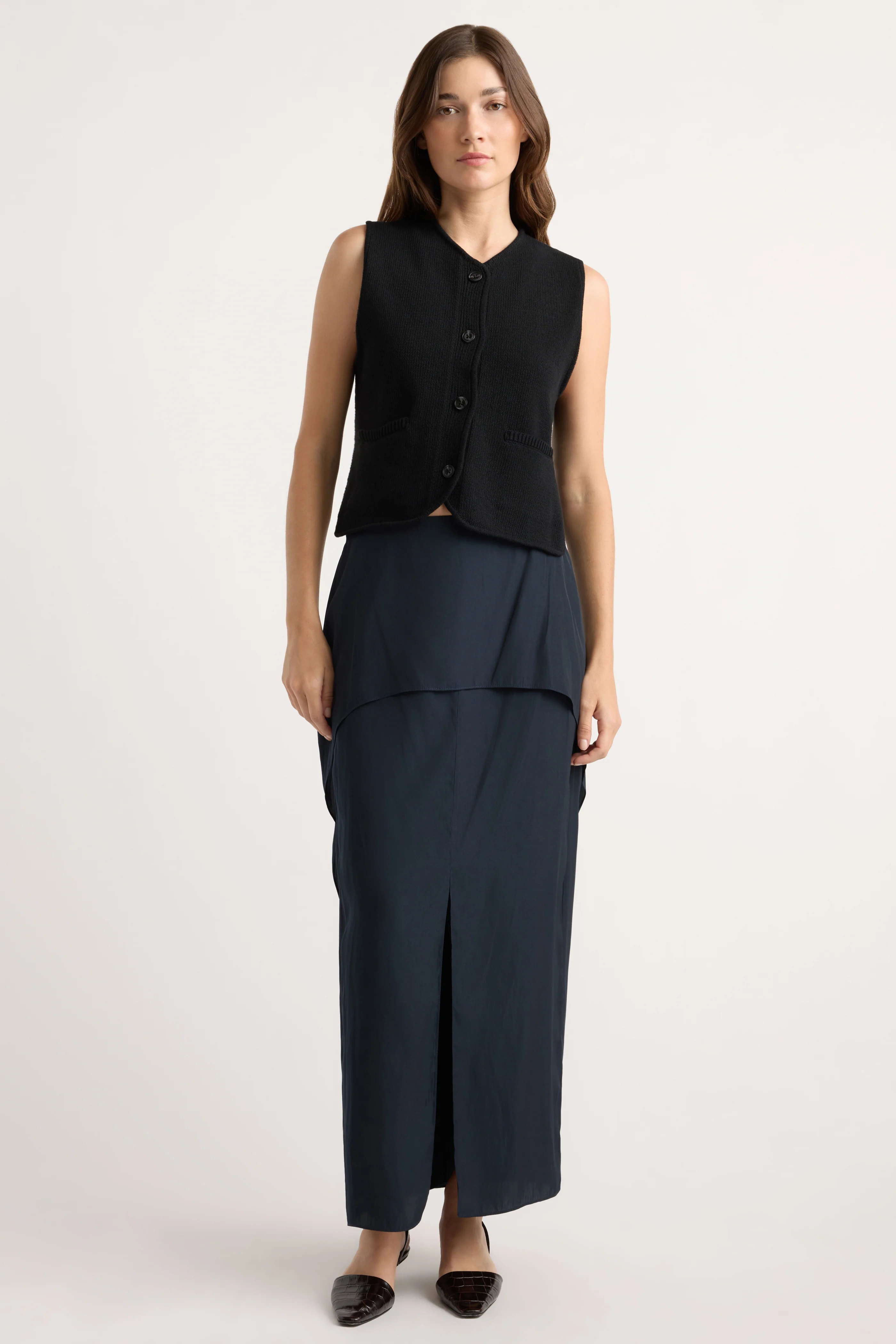 Fleur Layered Maxi Skirt