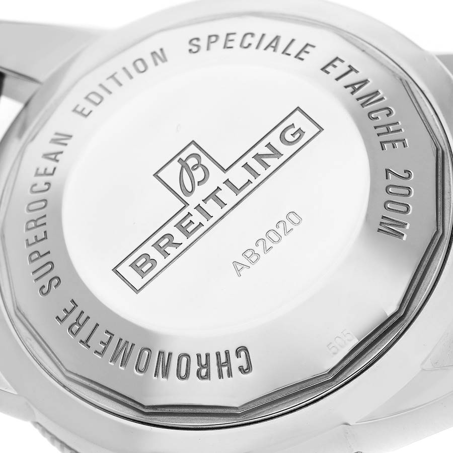 Breitling Superocean Heritage B20 46mm Black Dial Mens Watch AB2020