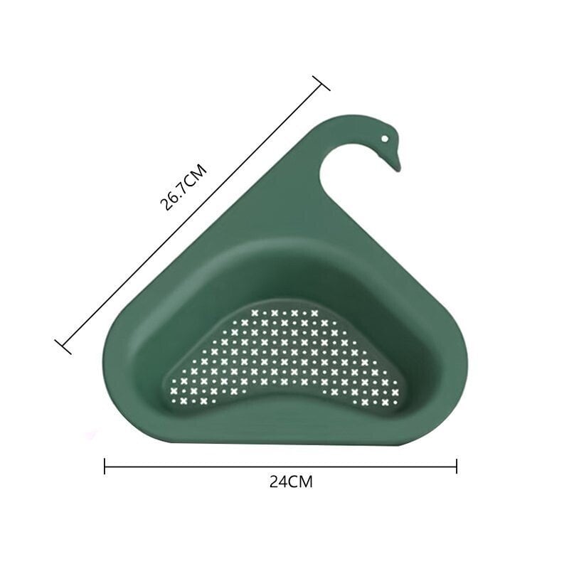 🔥Last Day Save 40% 0FF - Kitchen Sink Drain Basket Swan Drain Rack
