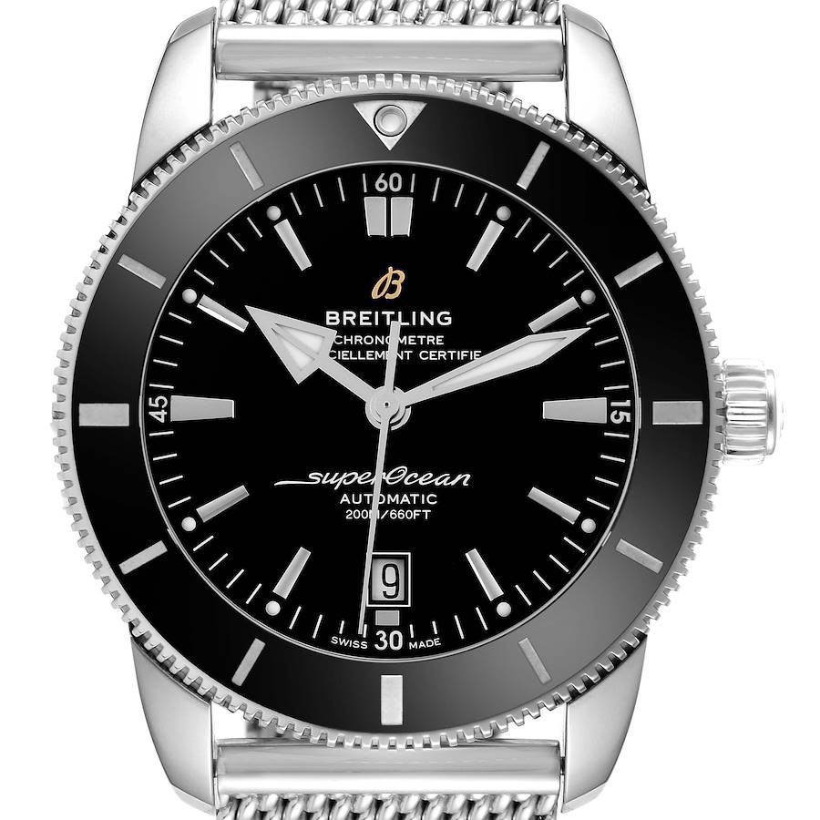 Breitling Superocean Heritage B20 46mm Black Dial Mens Watch AB2020