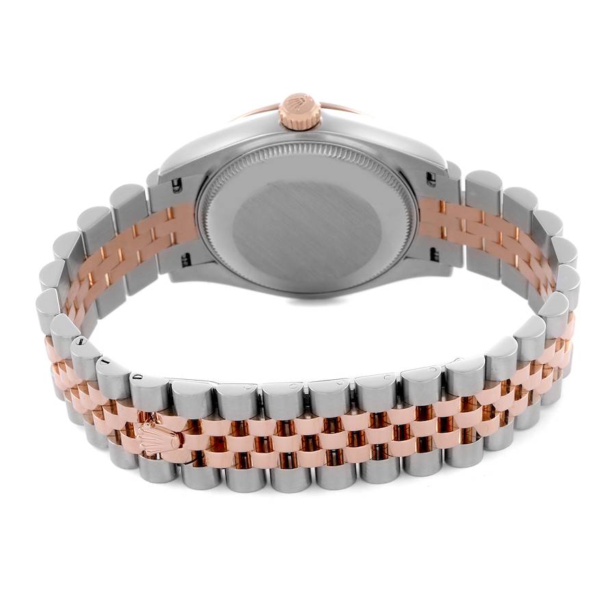 Rolex Datejust 31 Midsize Steel Rose Gold Brown Diamond Dial Ladies Watch 278271