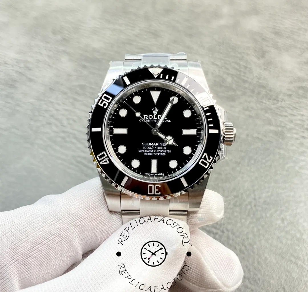 CC Rolex Submariner 114060 Stainless Steel Black Dial 40mm Mens Replica Watch