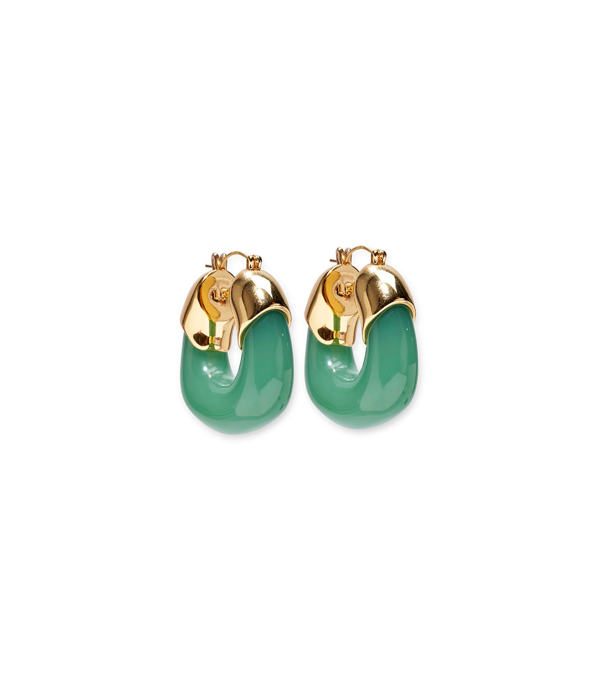 Mini Organic Hoops in Sage