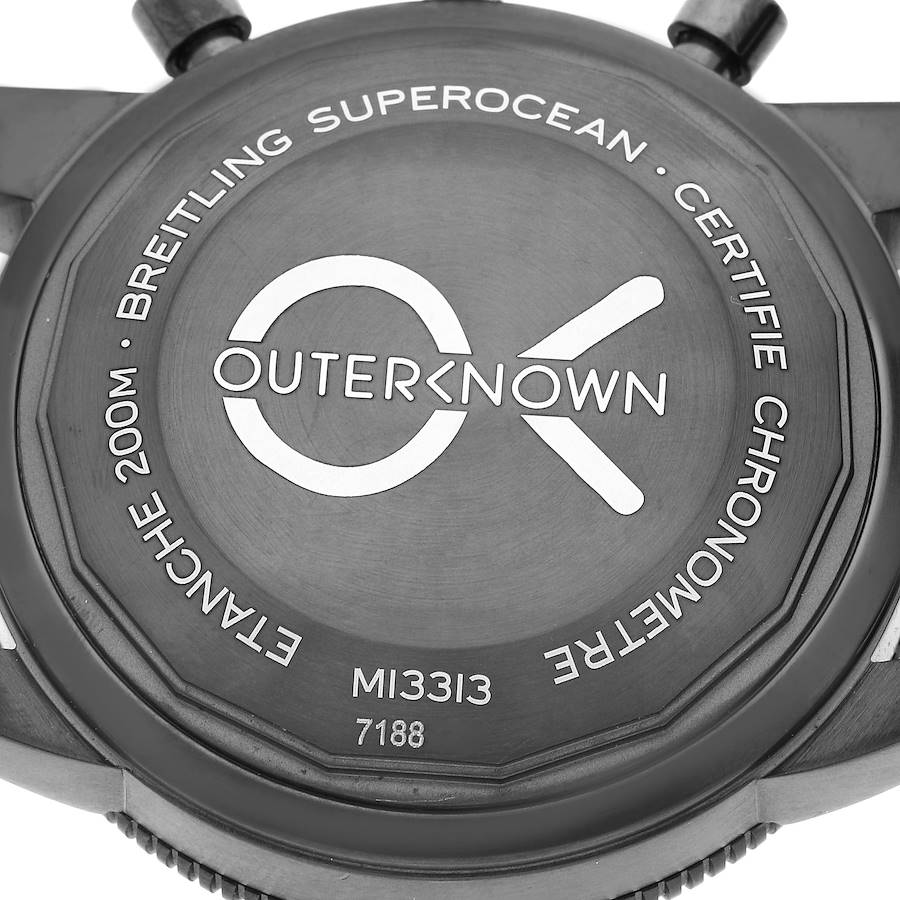 Breitling SuperOcean Heritage Chronograph DLC Steel Mens Watch M13313