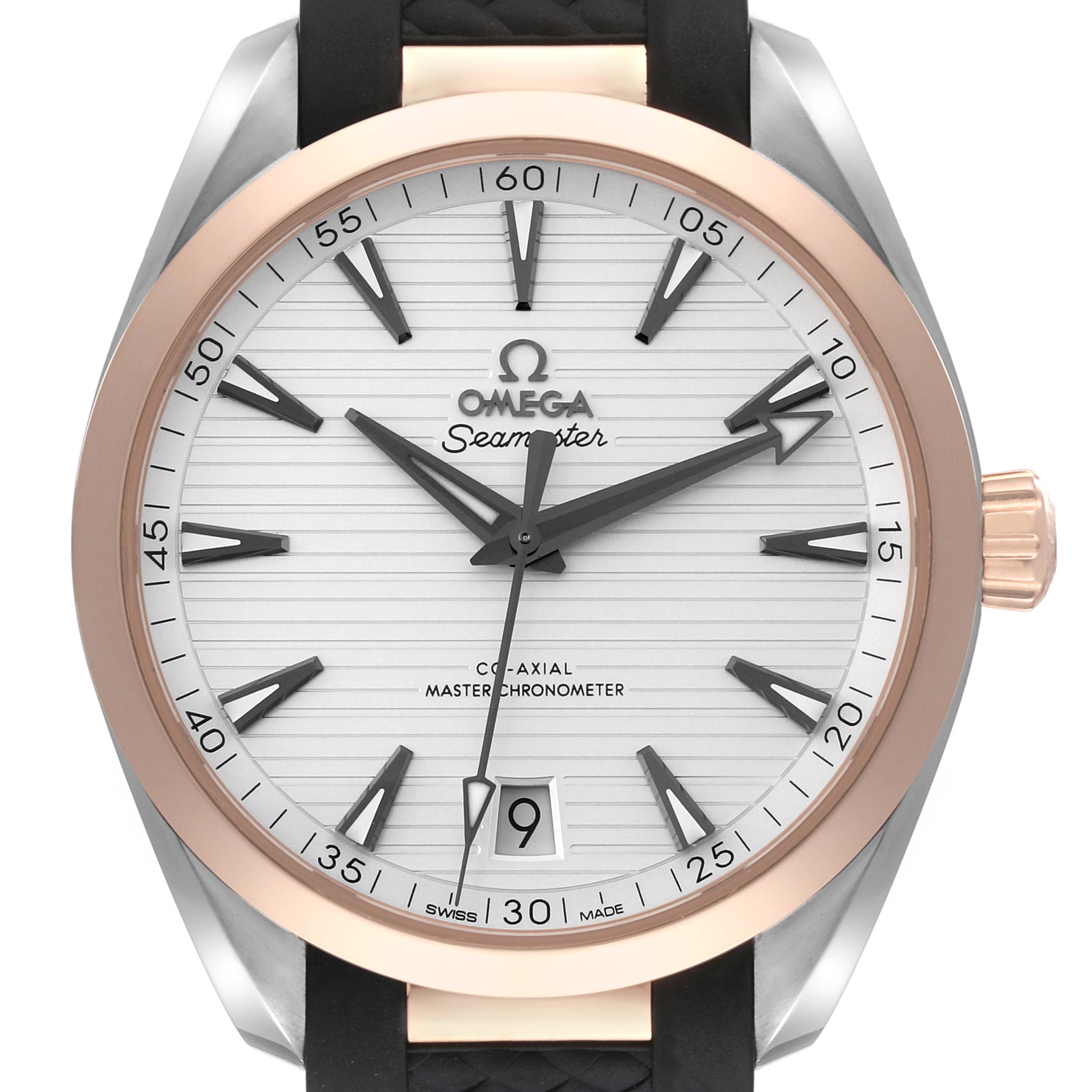 Omega Seamaster Aqua Terra Steel Rose Gold Watch 41.0 MM 220.22.41.21.02.001