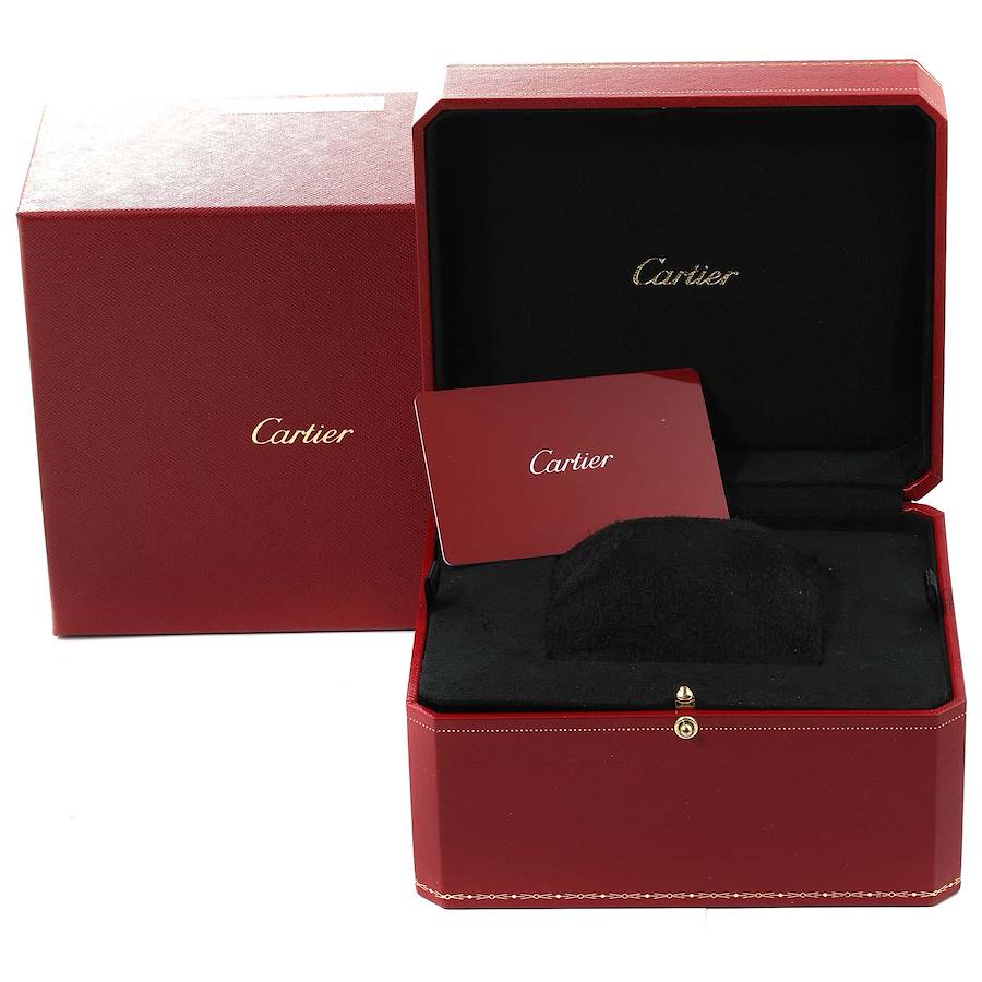 Cartier Tank Anglaise Rose Gold Diamond Ladies Watch WT100029