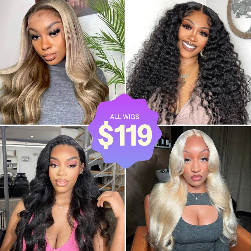 (Super Deal) Megalook All Wigs $119 Final Deal All 180% High Density No Code Needed Limited Stock