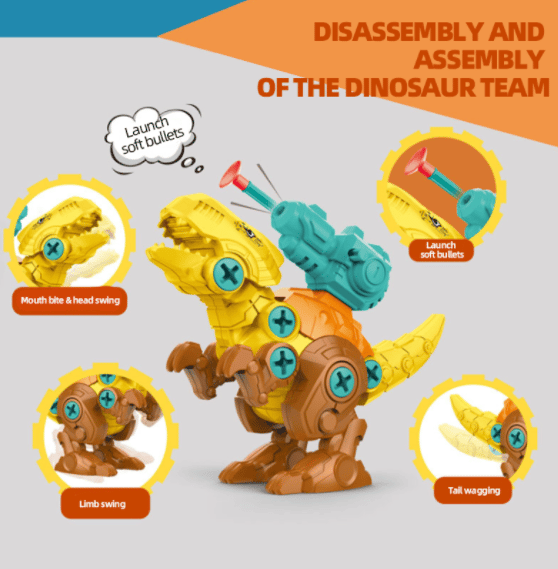 🔥Hot Sale 40% OFF🔥 DIY Dinosaur Toy Construction Set