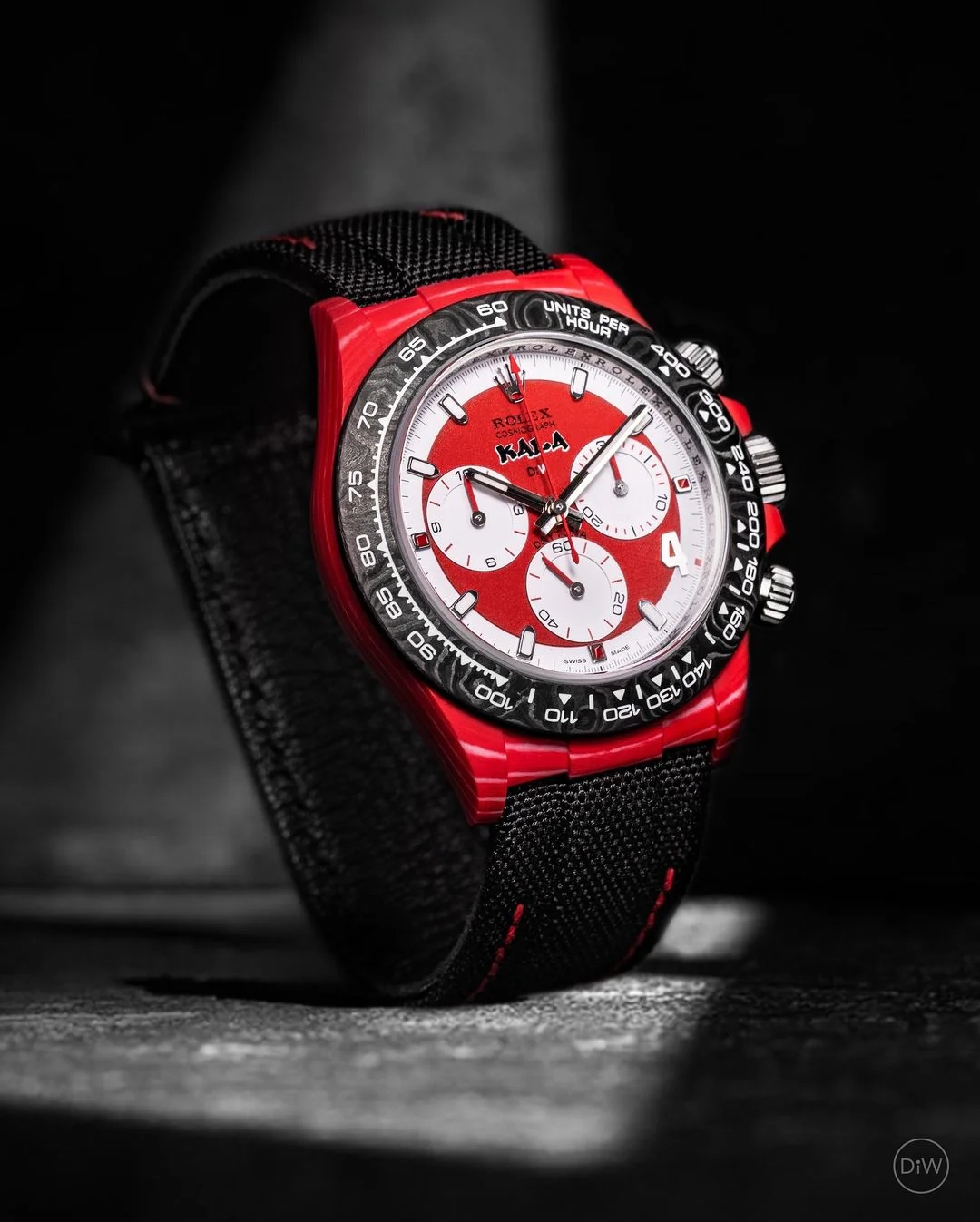Rolex Daytona "DiW x KAKHA KALADZE" Quartz Fiber Rolex Watch
