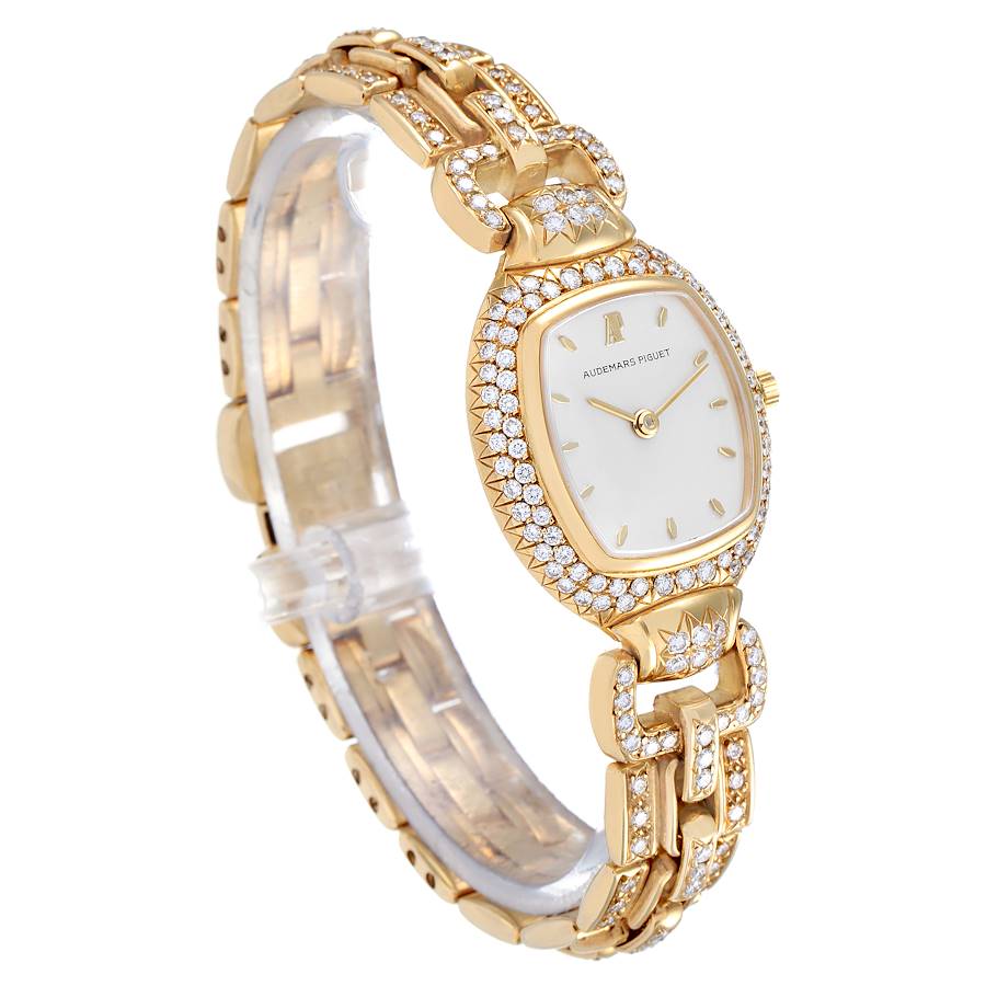 Audemars Piguet Audemarine Yellow Gold Diamond Ladies Watch 66474