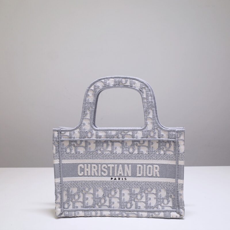 Replica Dior Tote Book Mini Cd Grey