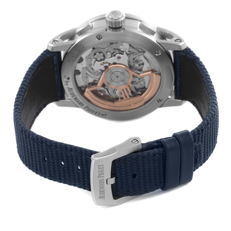 Audemars Piguet Code 11.59 Chronograph Blue Dial Steel Watch 22393ST