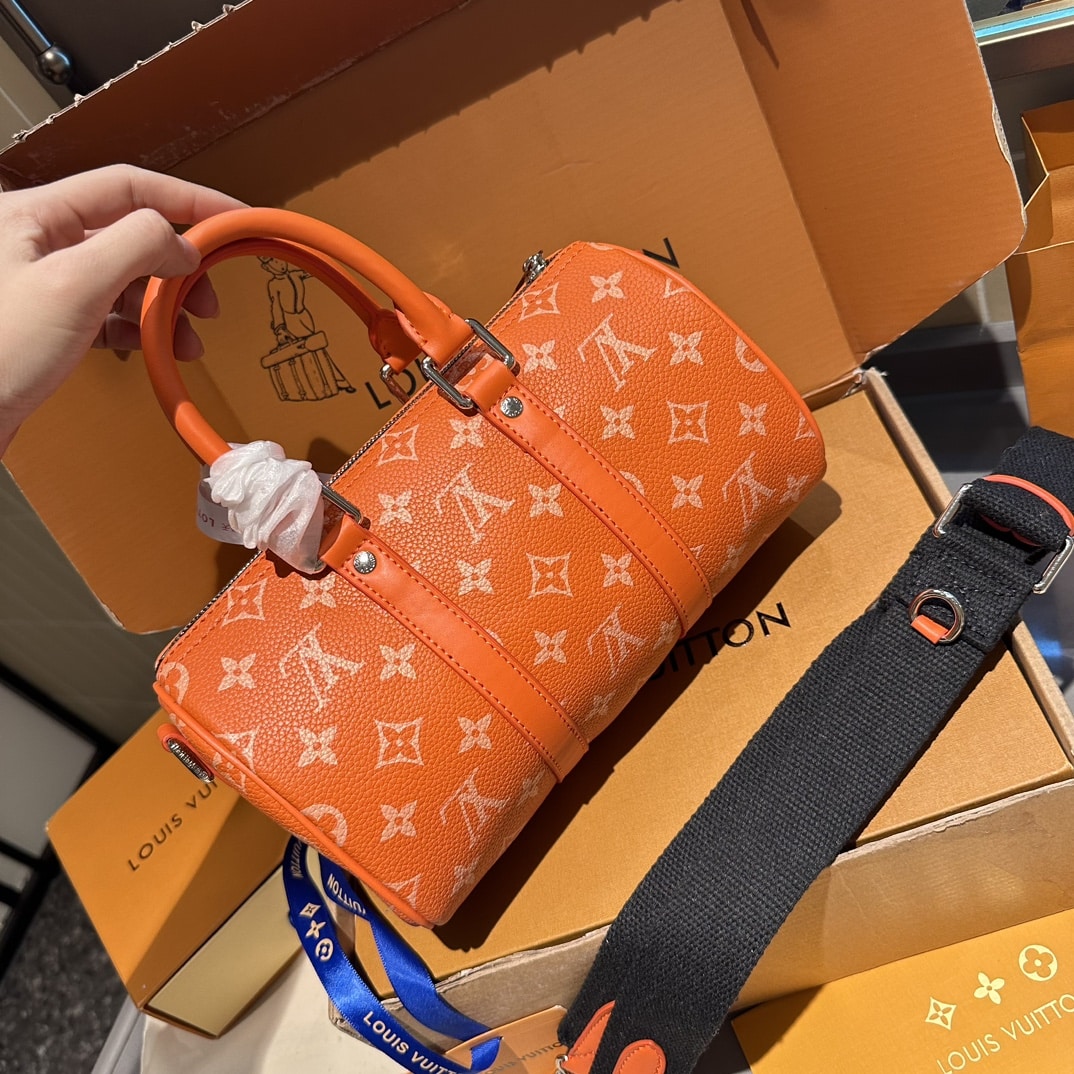 Louis Vuitton Keepall Bandoulière 25 Tangerine 25Cm M31044