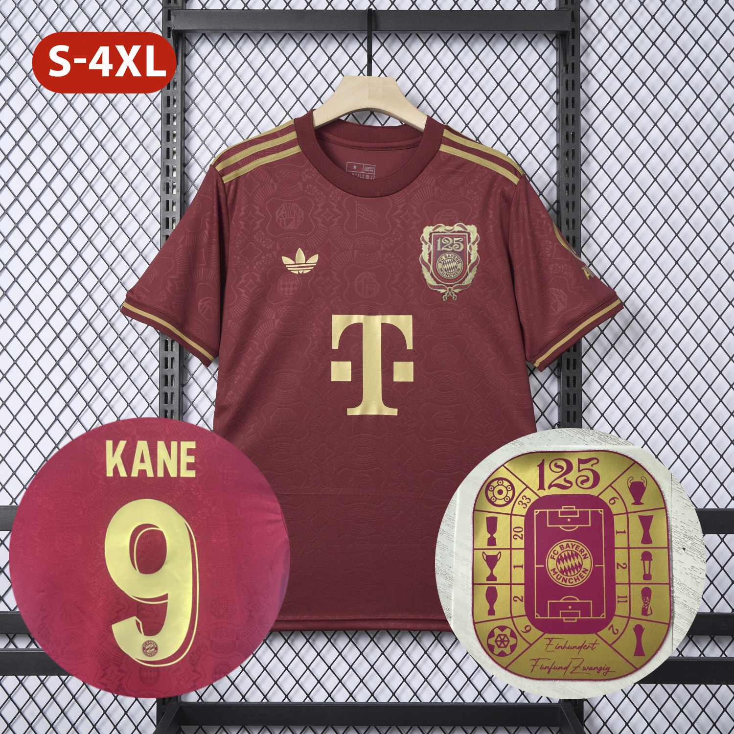Bayern Munich 2025 Red 125th Anniversary Jersey - Fans Version