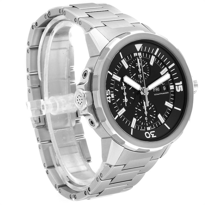 IWC Aquatimer Day Date Chronograph Steel Mens Watch IW376804