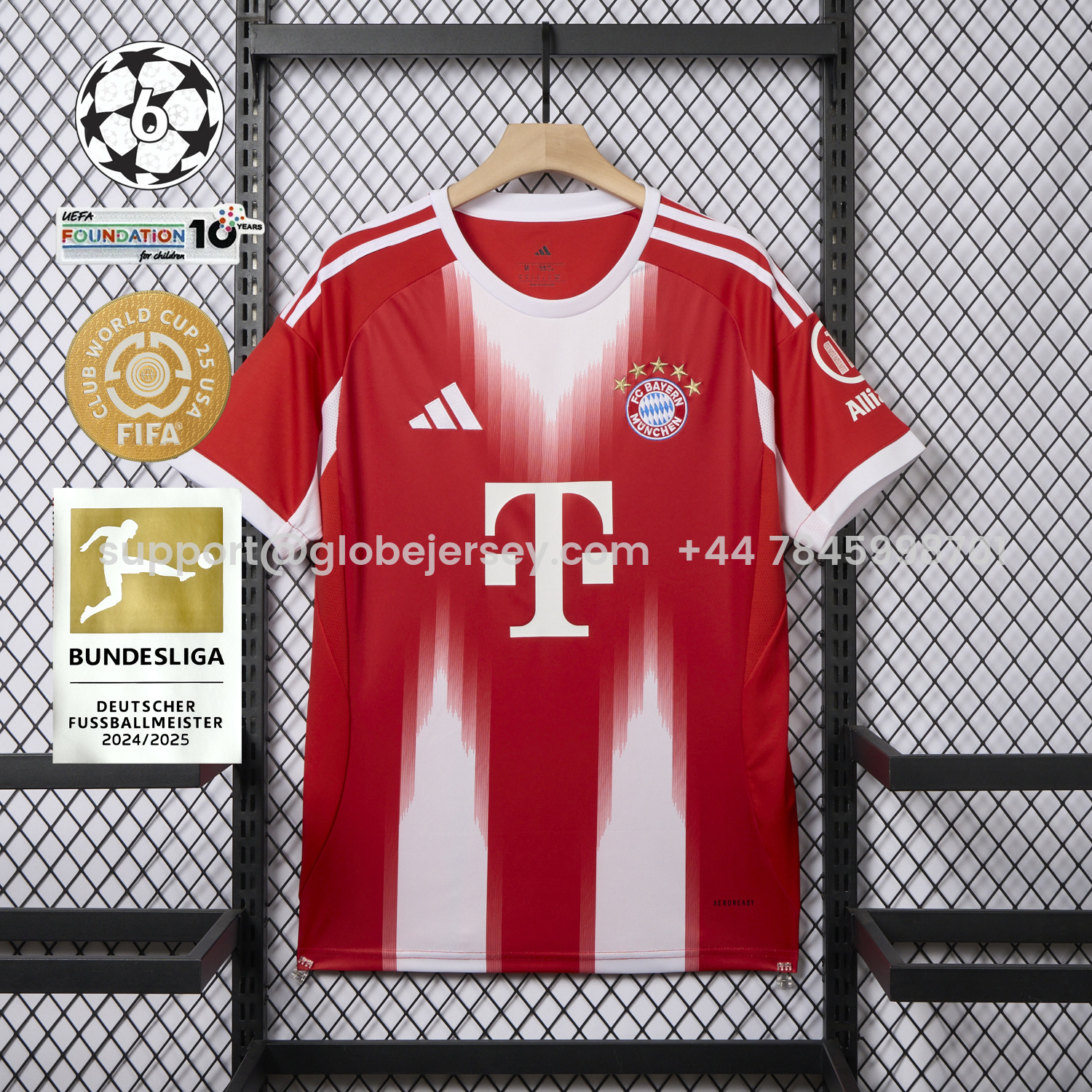 Bayern Munich 25-26 Home Red Jersey - Fans Version