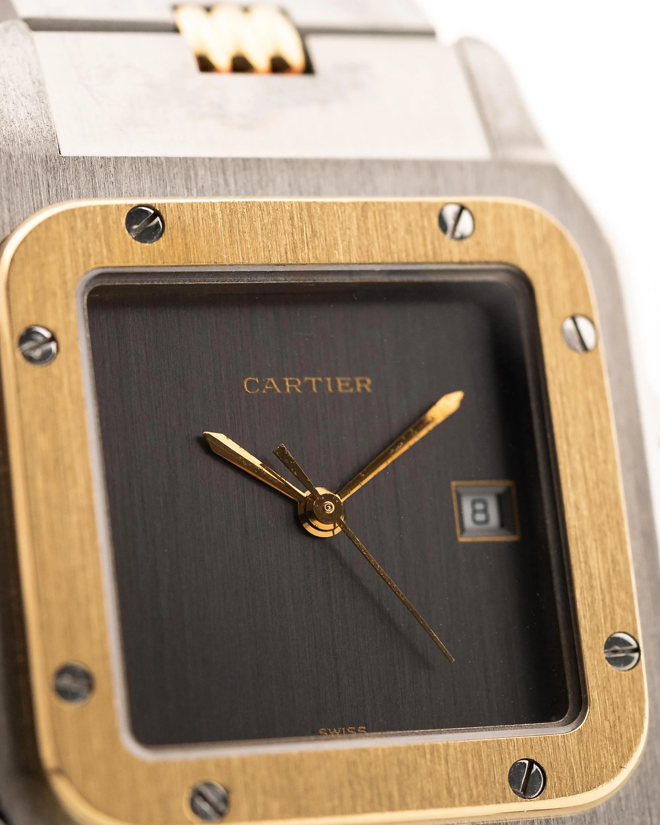 Cartier Santos Carr&eacute;e 2961 Godron Ghost 1990s