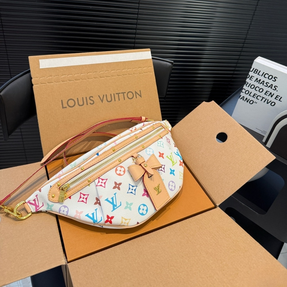 Louis Vuitton X Takashi Murakami High Rise White Multicolored 38cm M13660