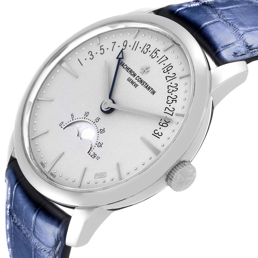 Vacheron Constantin Patrimony Retrograde Date Platinum Mens Watch 4010U