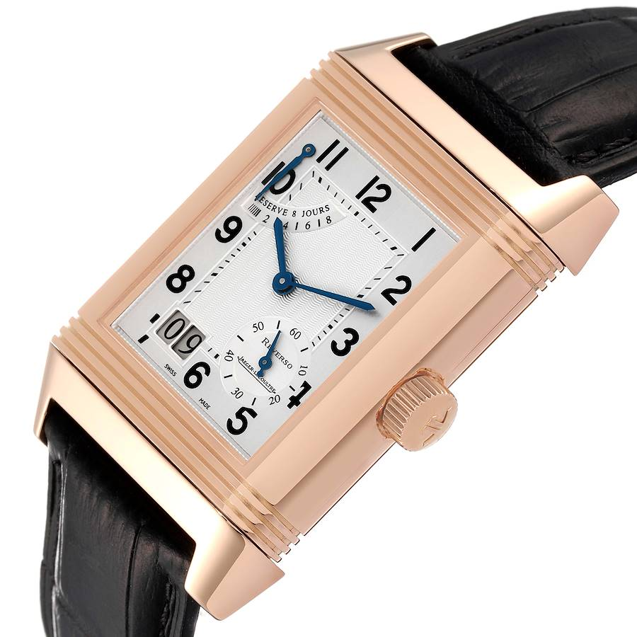 Jaeger LeCoultre Reverso Grande Date Rose Gold Mens Watch 240.2.15 Q3002401