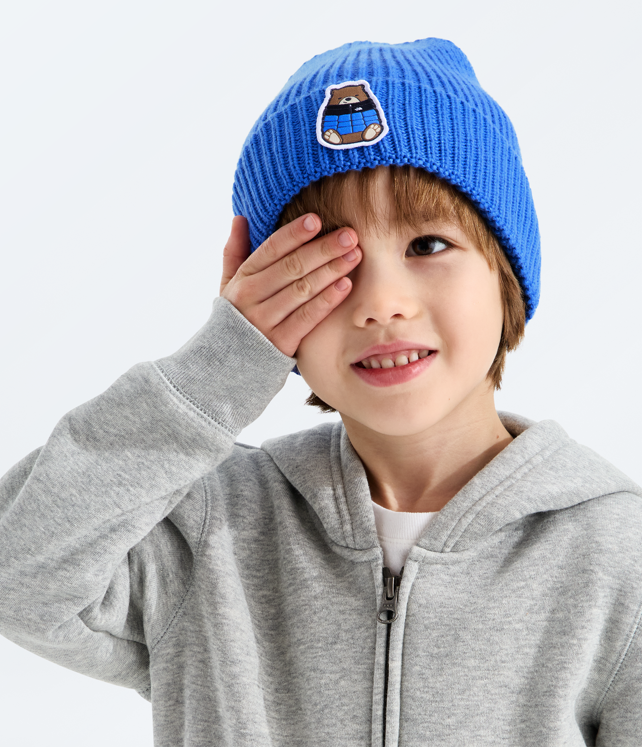 Kids’ TNF™ Logo Box Cuffed Beanie
