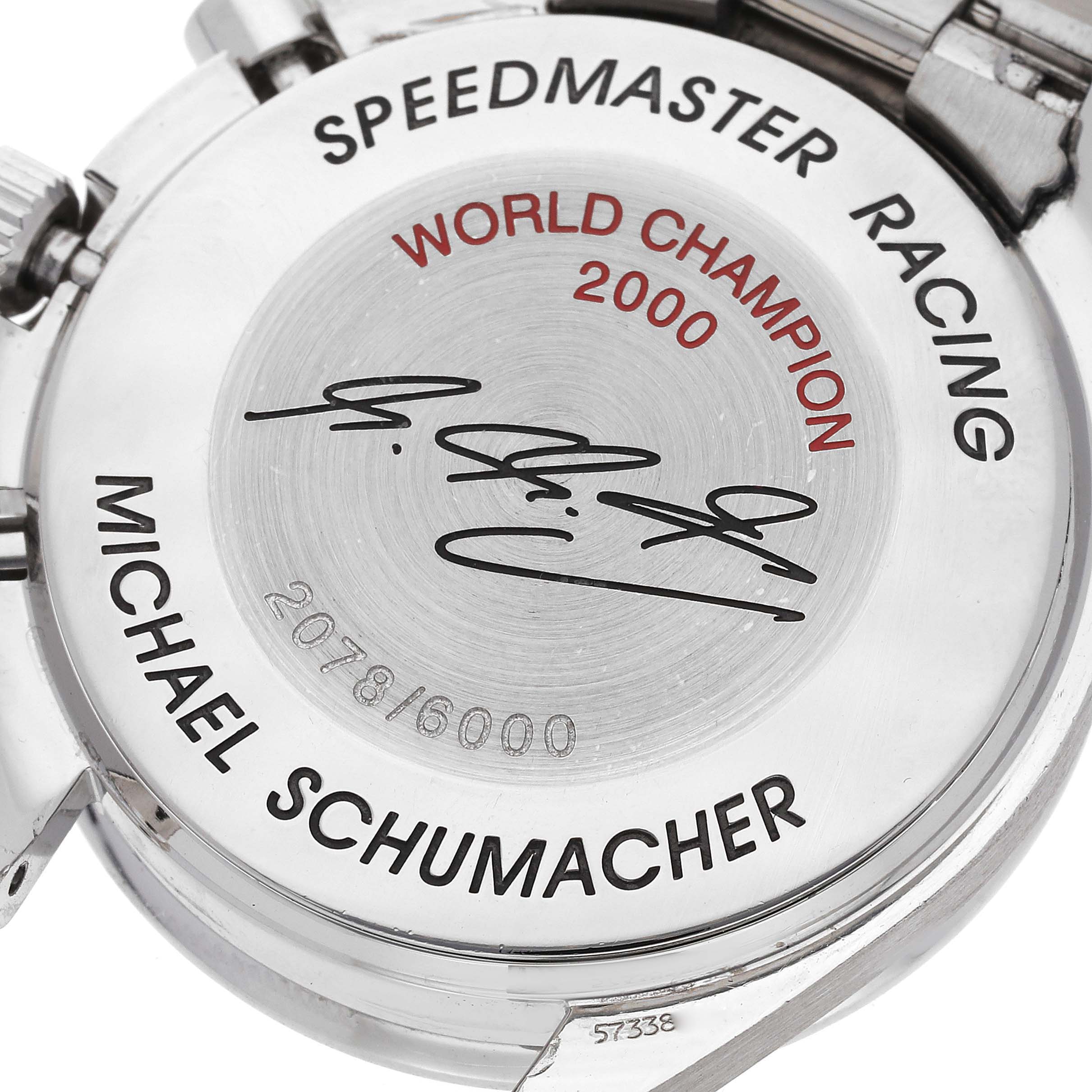 Omega Speedmaster Schumacher Racing LE Steel Mens Watch 39.0 MM 3518.50.00