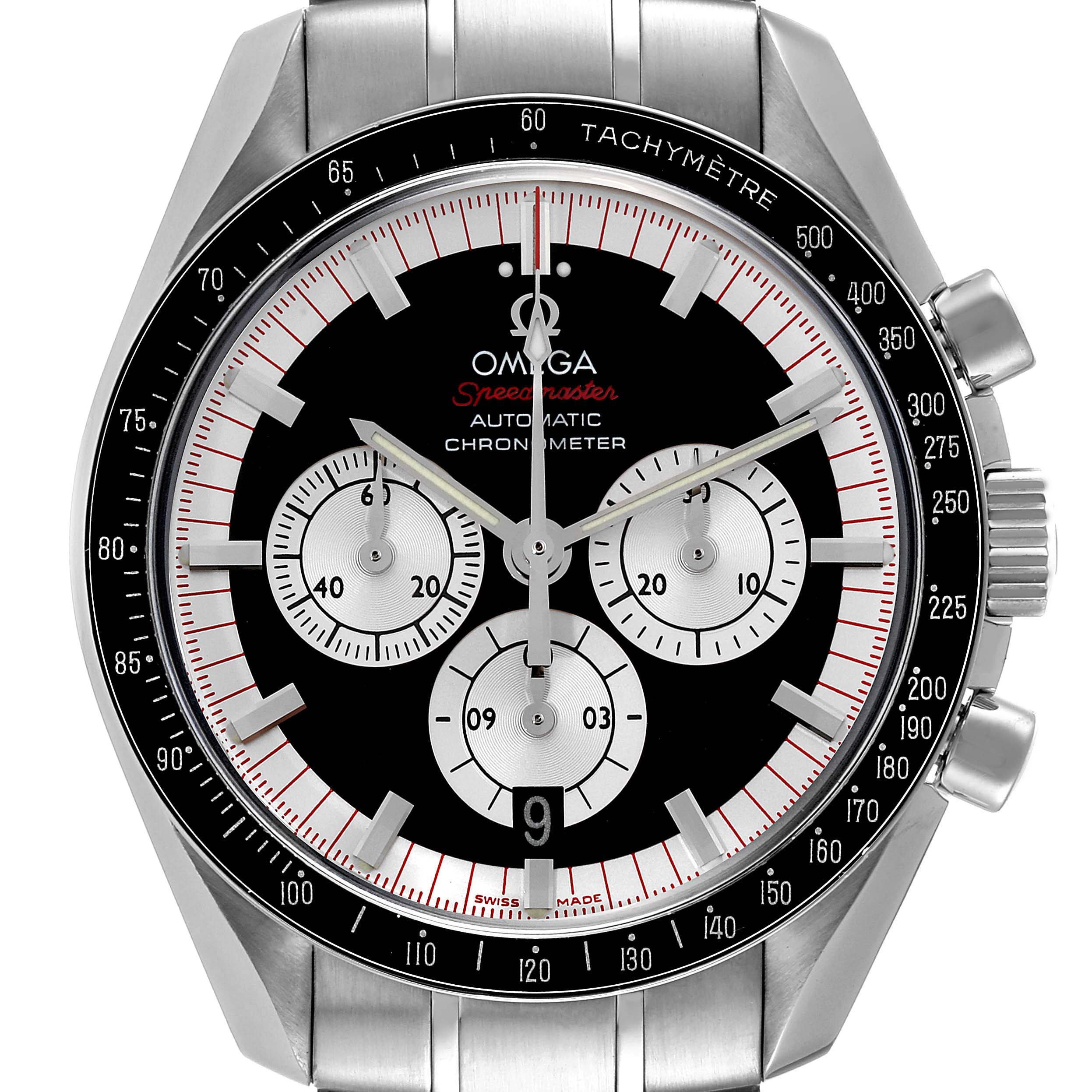 Omega Speedmaster Schumacher Legend Limited Edition Steel Mens Watch 42.0 MM 3507.51.00