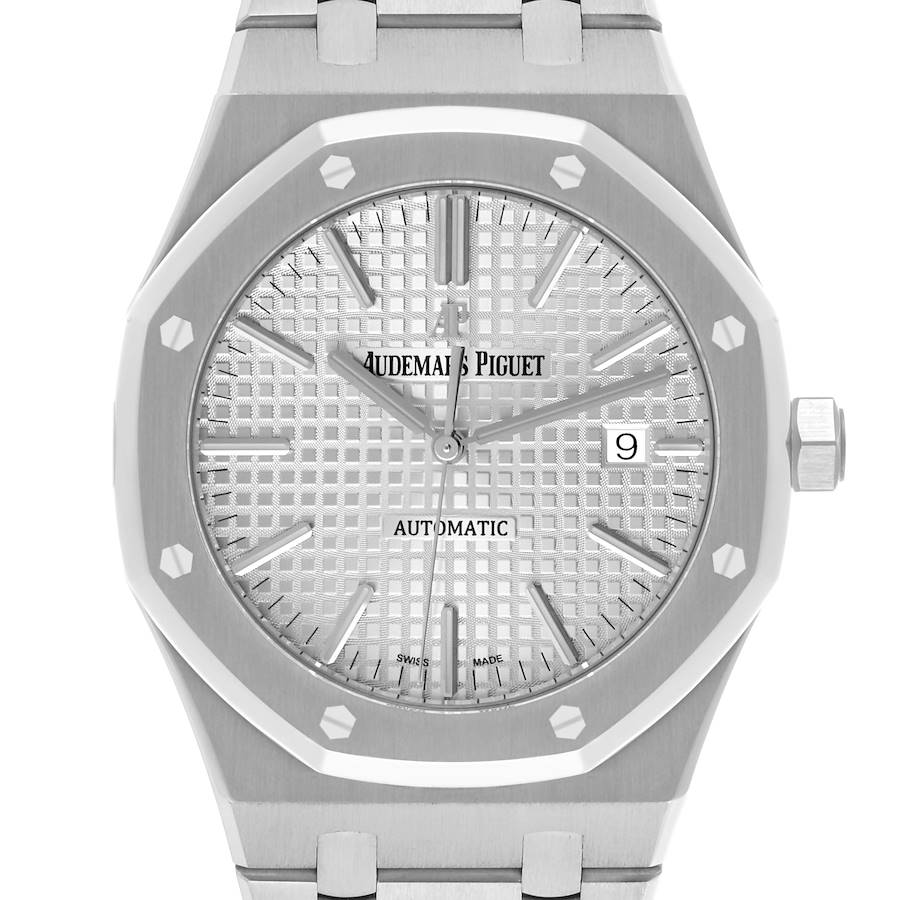 Audemars Piguet Royal Oak Silver Dial Steel Mens Watch 15400ST