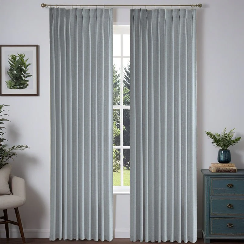 Custom Heavyweight Linen Drape - Pleated