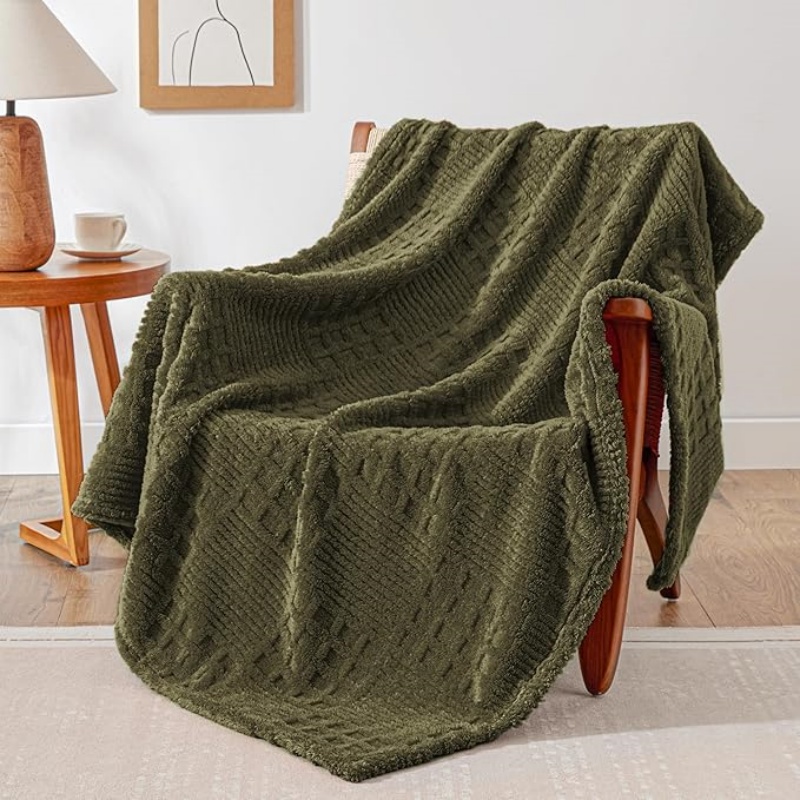 VELVETIER Fleece Throw Blanket for Couch or Bed