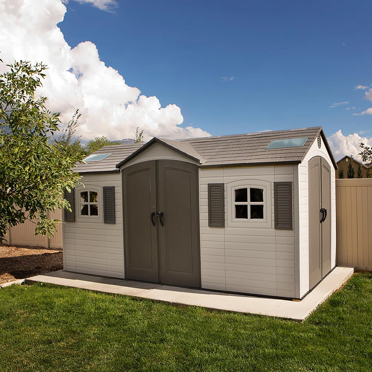 15 Ft. x 8 Ft. Outdoor Storage Shed