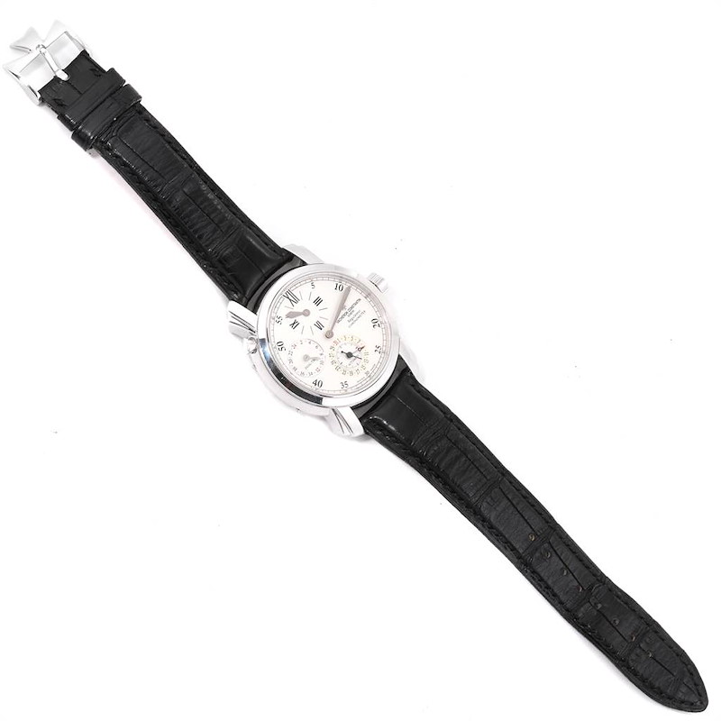 Vacheron Constantin Malte Dual Time Regulator White Gold Mens Watch 42005