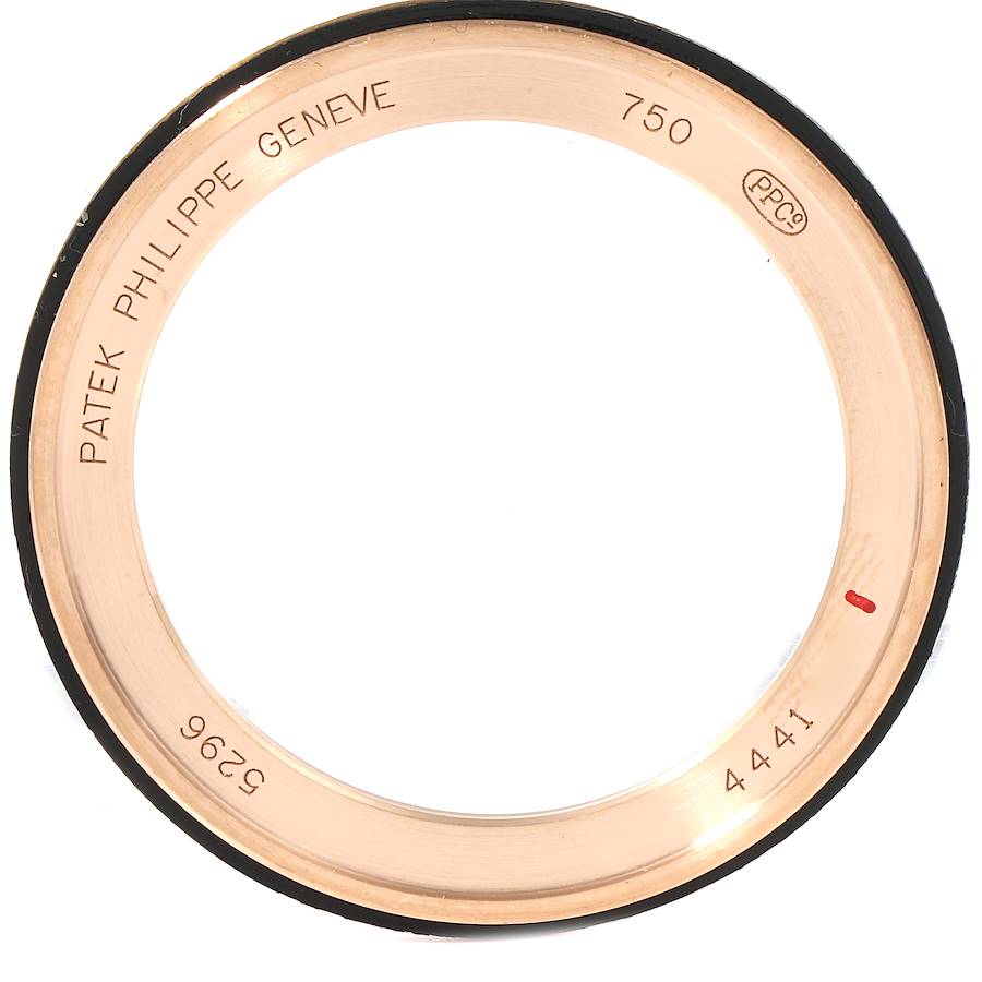 Patek Philippe Calatrava Rose Gold Silver Dial Mens Watch 5296 5296R
