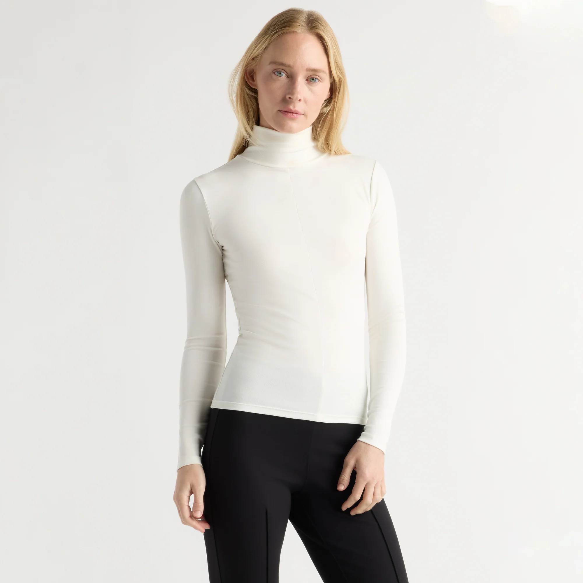 Michi Seam-Detail Turtleneck Tee