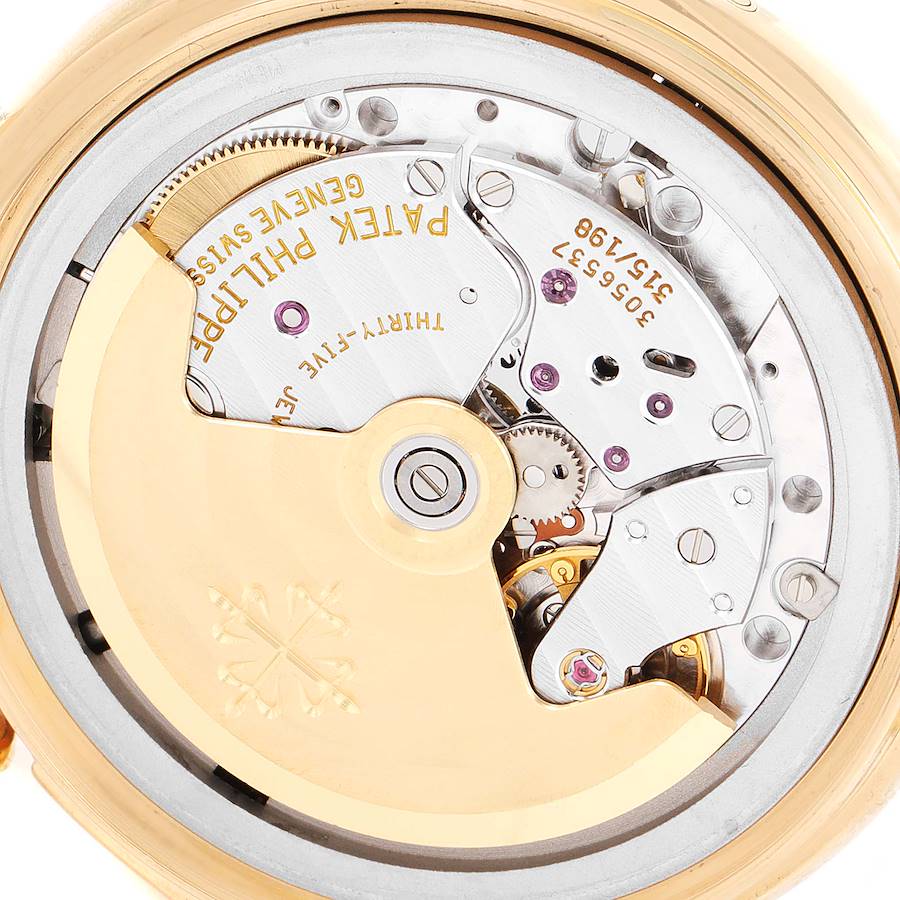 Patek Philippe Complications Annual Calendar Yellow Gold Watch 5035 5035j Papers