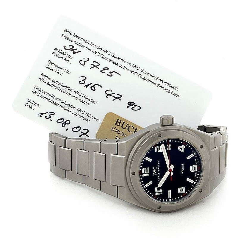 IWC Ingenieur AMG Titanium Mens Watch IW322703