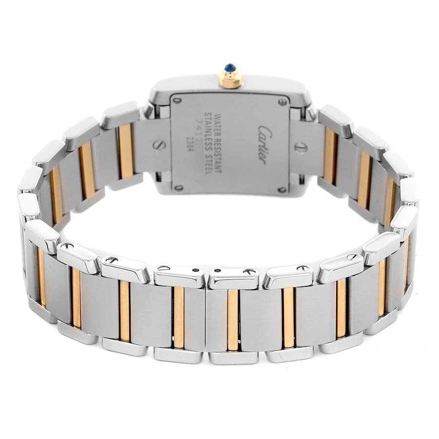 Cartier Tank Francaise Small Steel Yellow Gold Ladies Watch W51007Q4