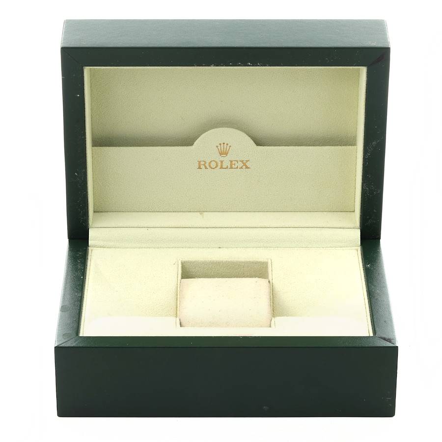 Rolex Air King Blue Concentric Dial Steel Mens Watch 114200