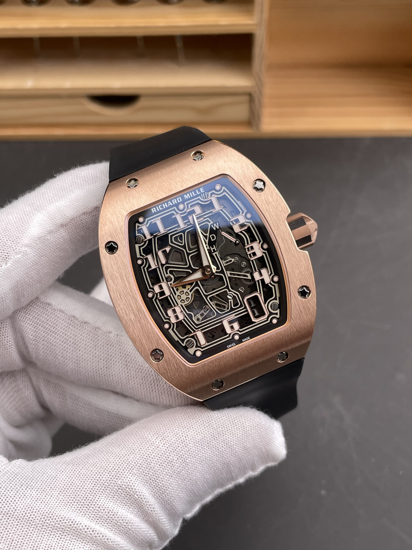 RM67-01 Rose Gold Case