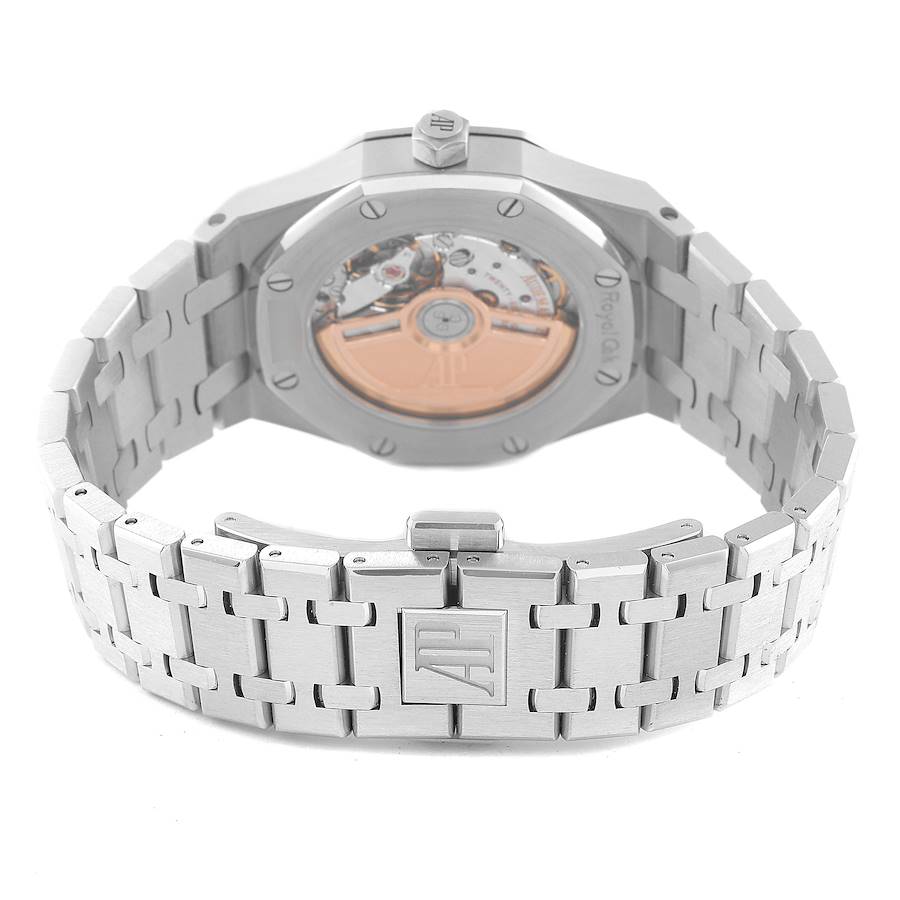 Audemars Piguet Royal Oak 37mm Steel Diamond Mens Watch 15451ST