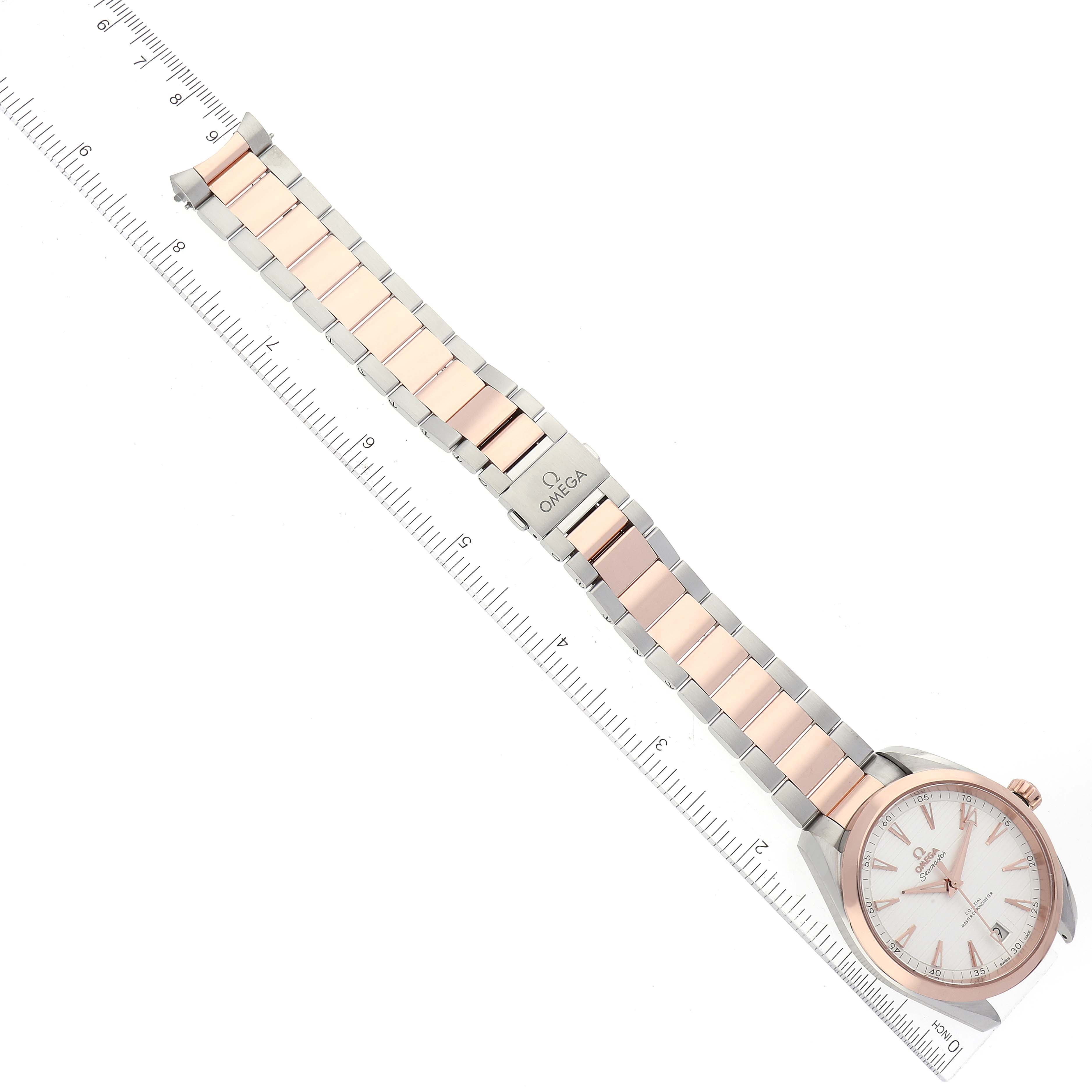 Omega Aqua Terra 41 Steel Rose Gold Mens Watch 41.0 MM 220.20.41.21.02.001