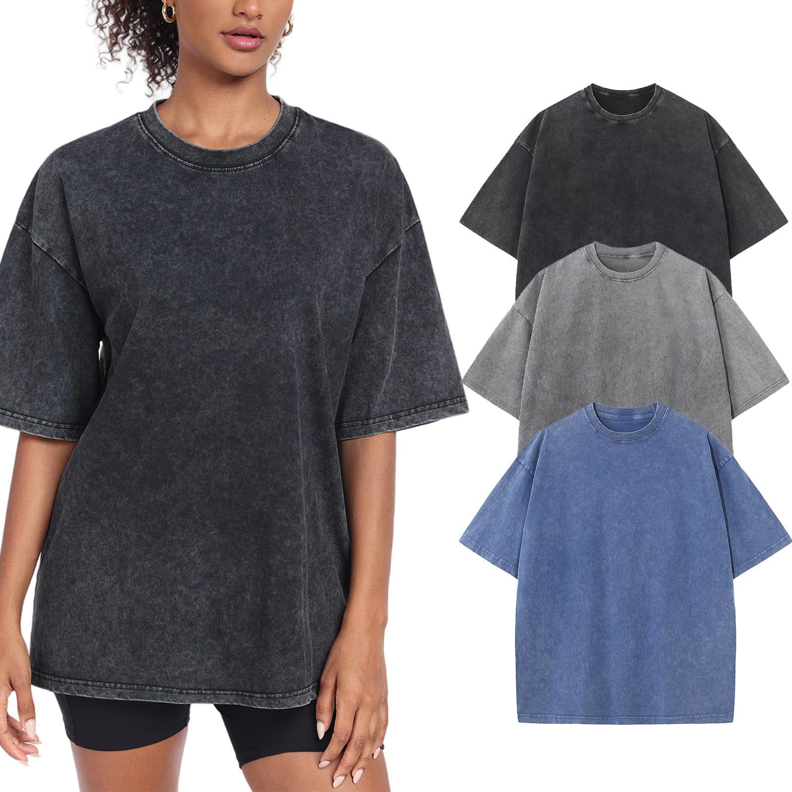 American retro hot girl style off-shoulder short-sleeved T-shirt