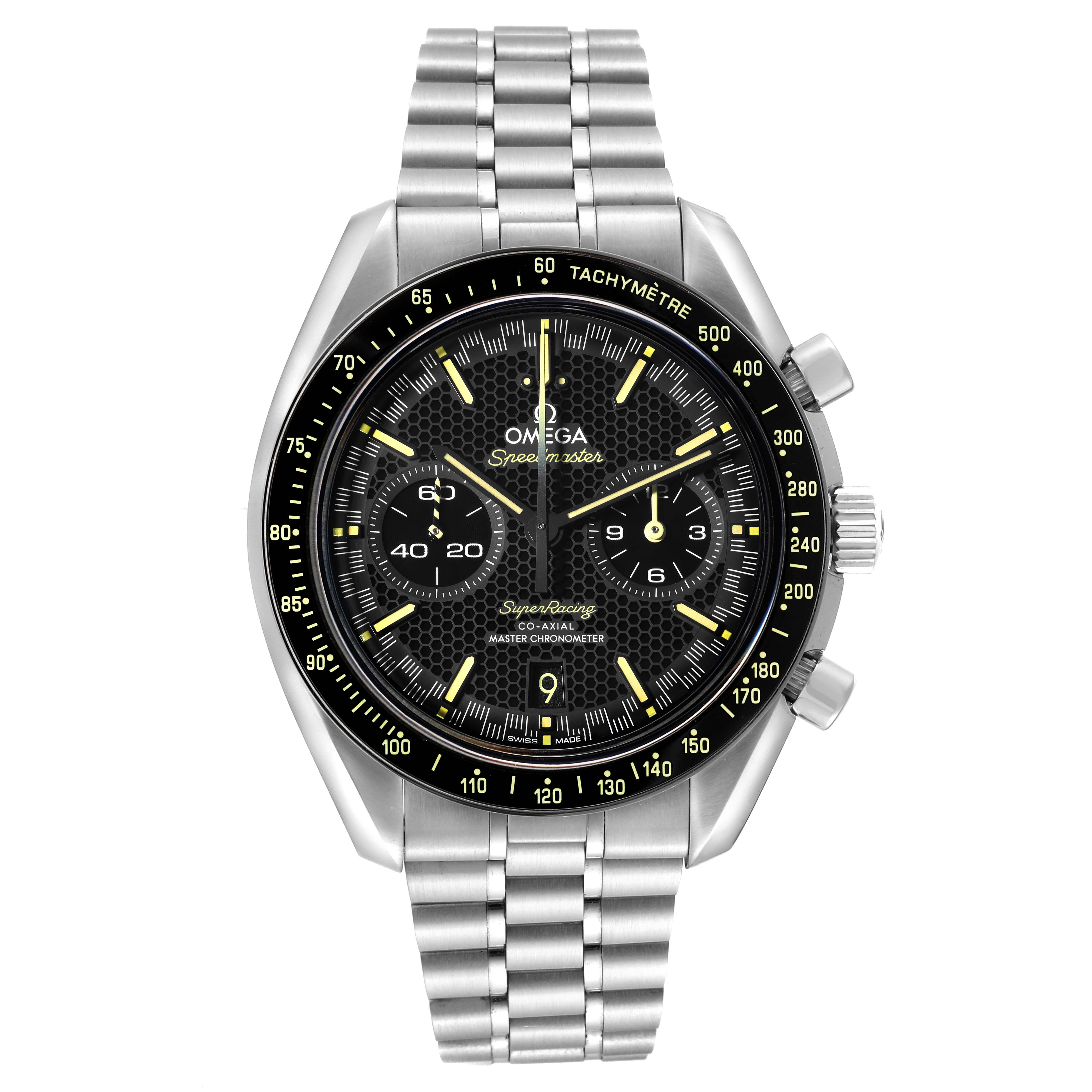 Omega Speedmaster Super Racing Steel Mens Watch 44.25 MM 329.30.44.51.01.003